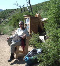Lucky 5 water cache--chair 'n all