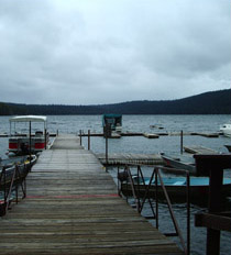 40 degrees + blustering wind at Lake of the Woods